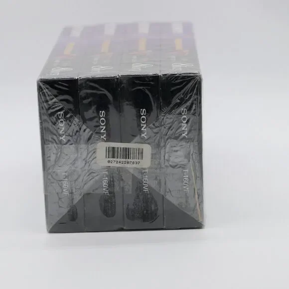 SONY Premium Grade VHS 8 Hour T-160VF Tapes 4 Pack New Sealed - Picture 6 of 6
